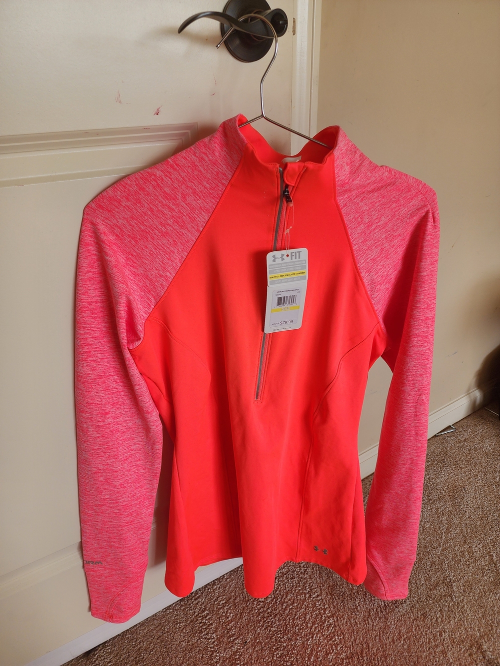 Under Armour  Storm ColdGear 1/2 zip women's running Jacket